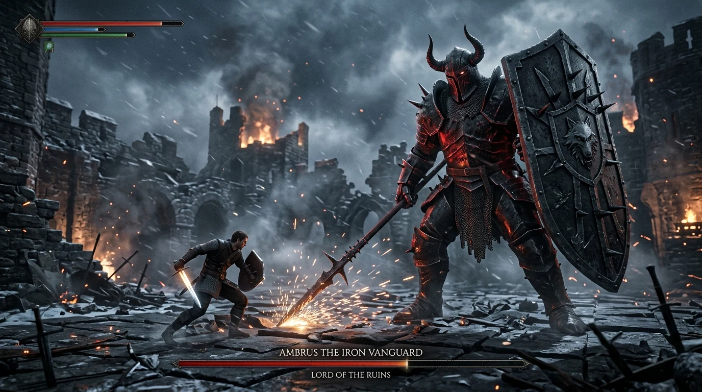 Ambrus the Iron Vanguard Shield Break Tactics
